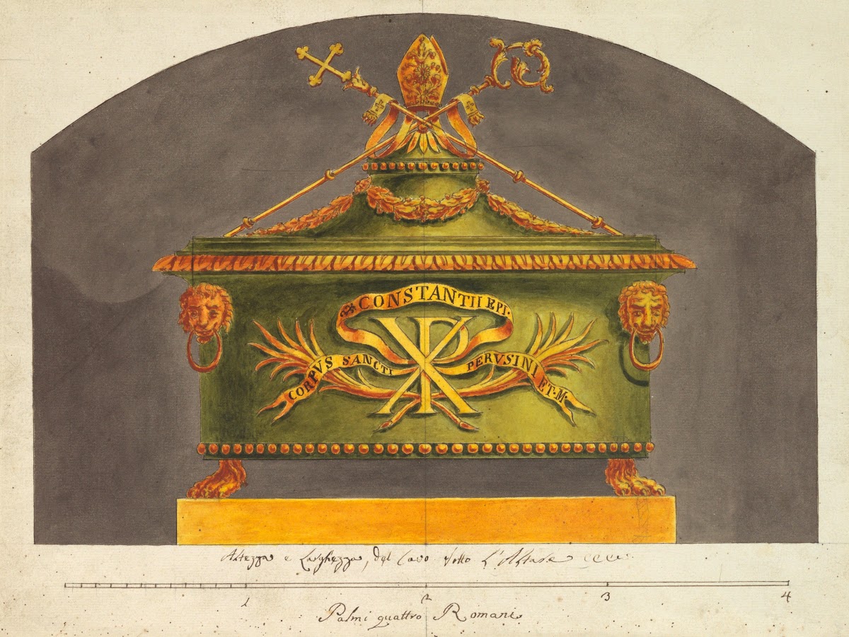 Sarcophagus for the Relic ca 1825