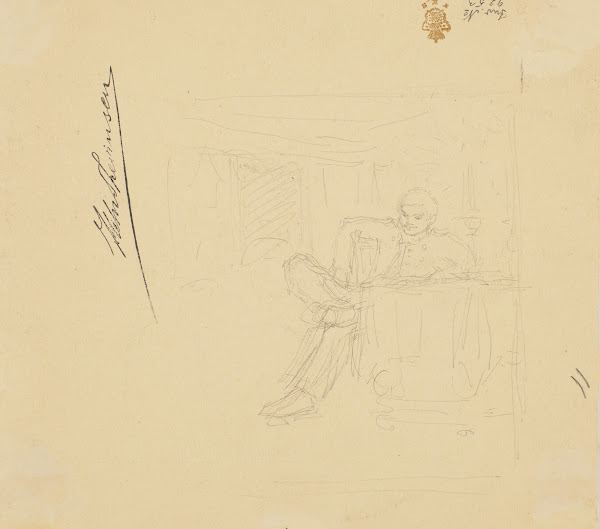 Forarbejde til samme illustration som recto 1912