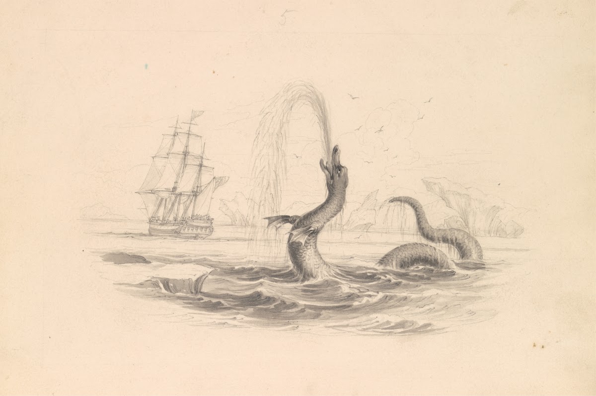 The Great Sea Serpent ca 1837