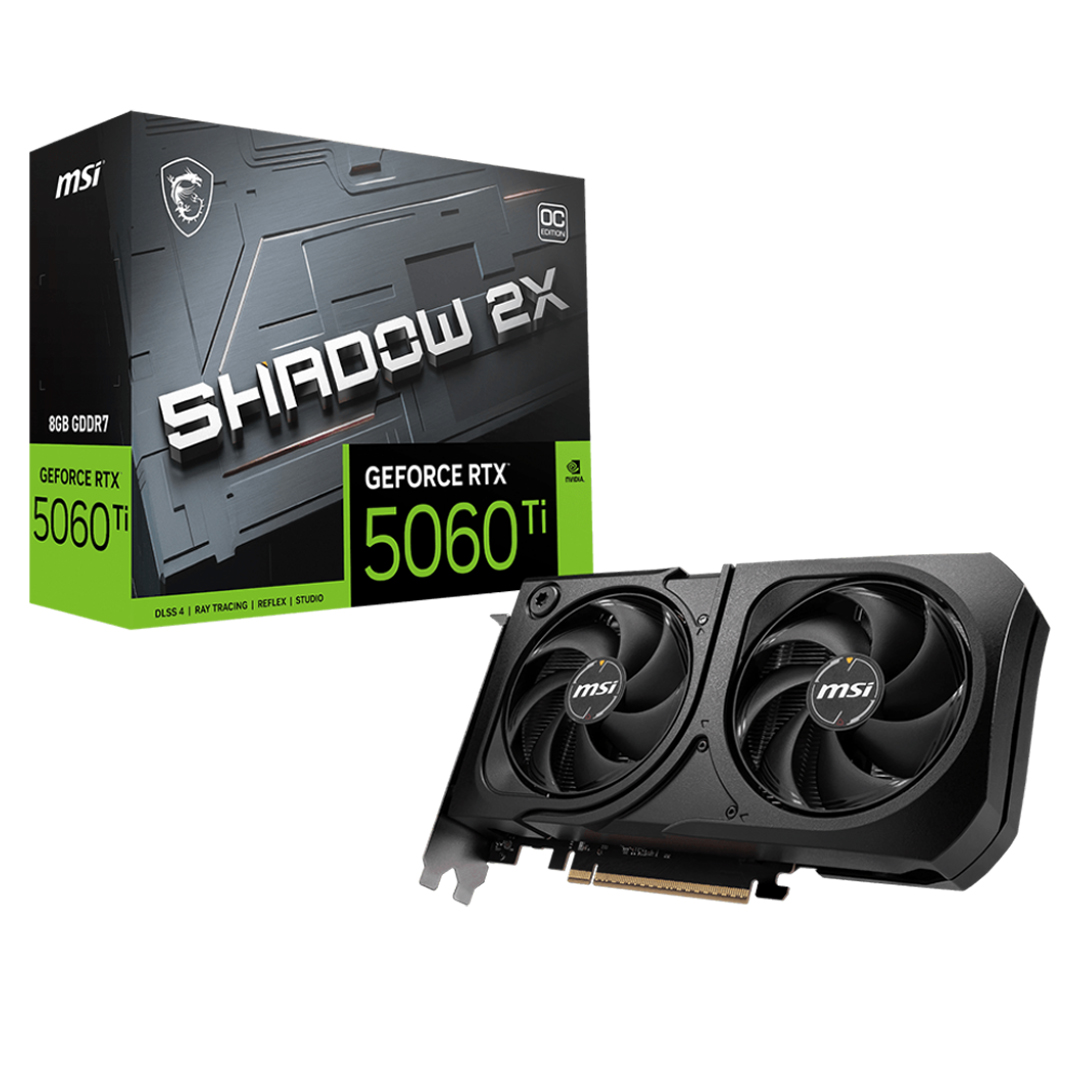 MSI Shadow 2X NVIDIA GeForce RTX 5060Ti 8GB OC