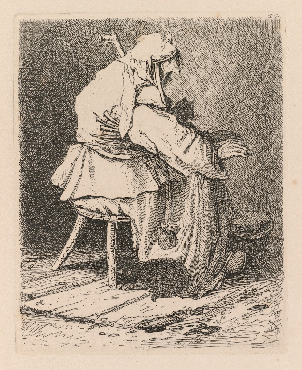 Sketch after Rembrandt 1838