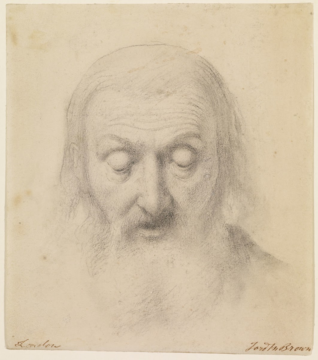 Wycliffe Reading his Translation of the Bible  Study for the Head of Wycliffe