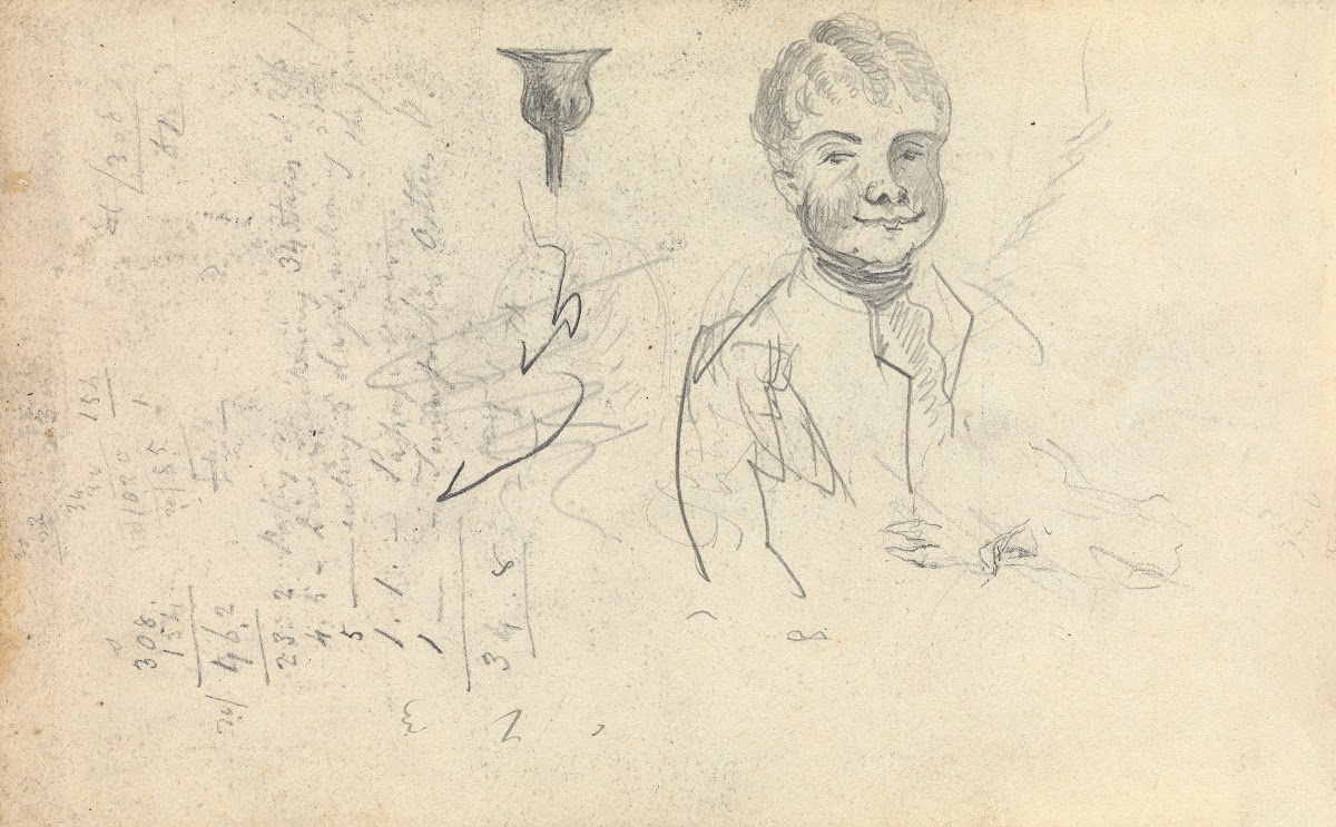 Sketch of a Young Man