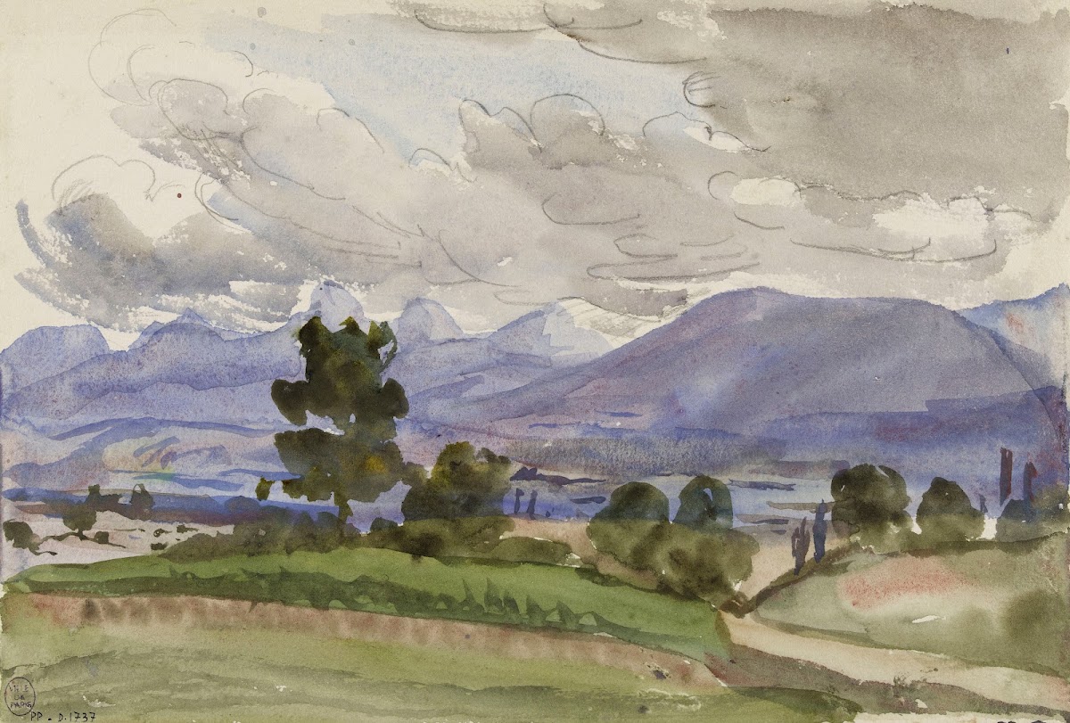 Paysage de Divonne 1845 1916