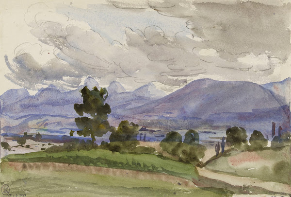 Paysage de Divonne 1845 1916