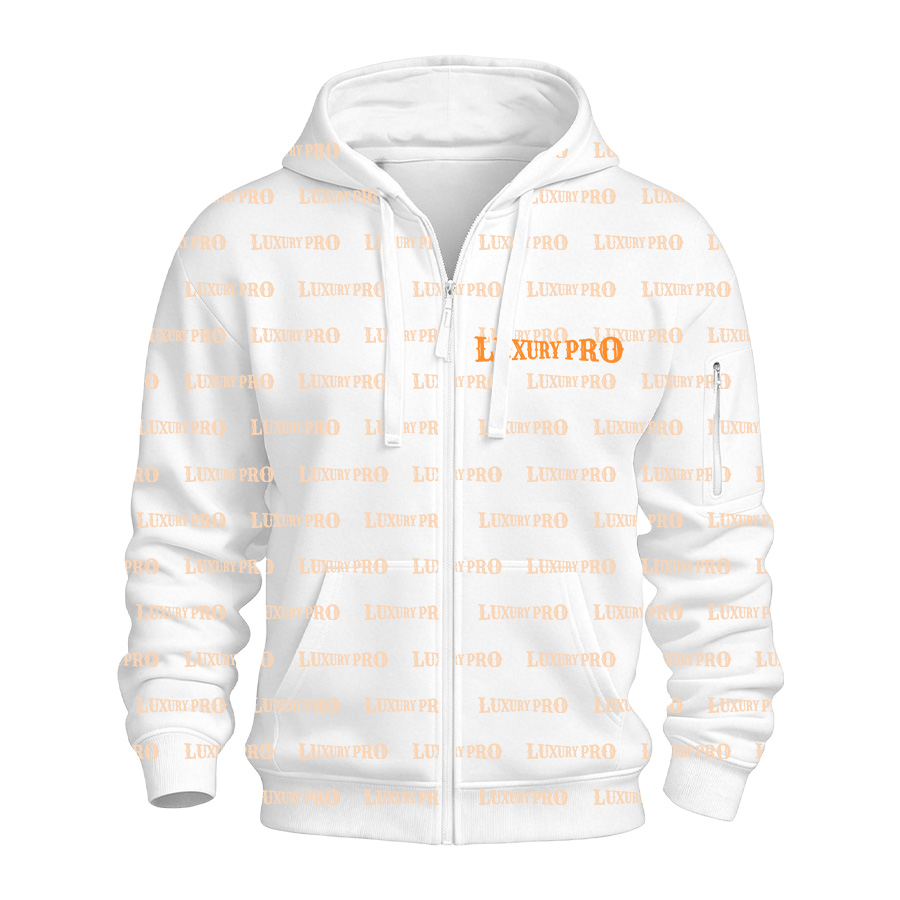 AOP MEG Zip-Up Hoodie - Arm Pocket