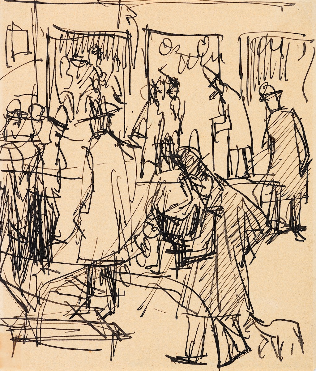 Straßenszene II 1914
