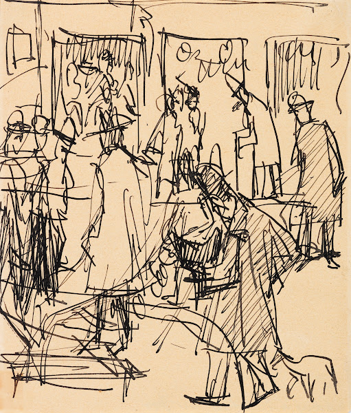 Straßenszene II 1914