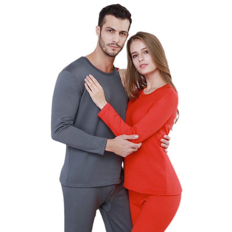 Thermal underwear set for women and men, softly padded