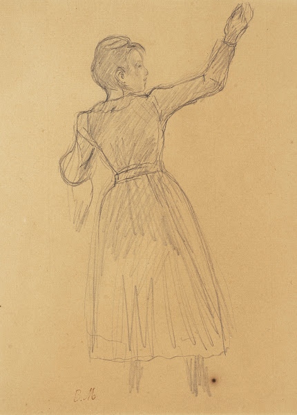 Étude pour La cueillette des orange circa 1879