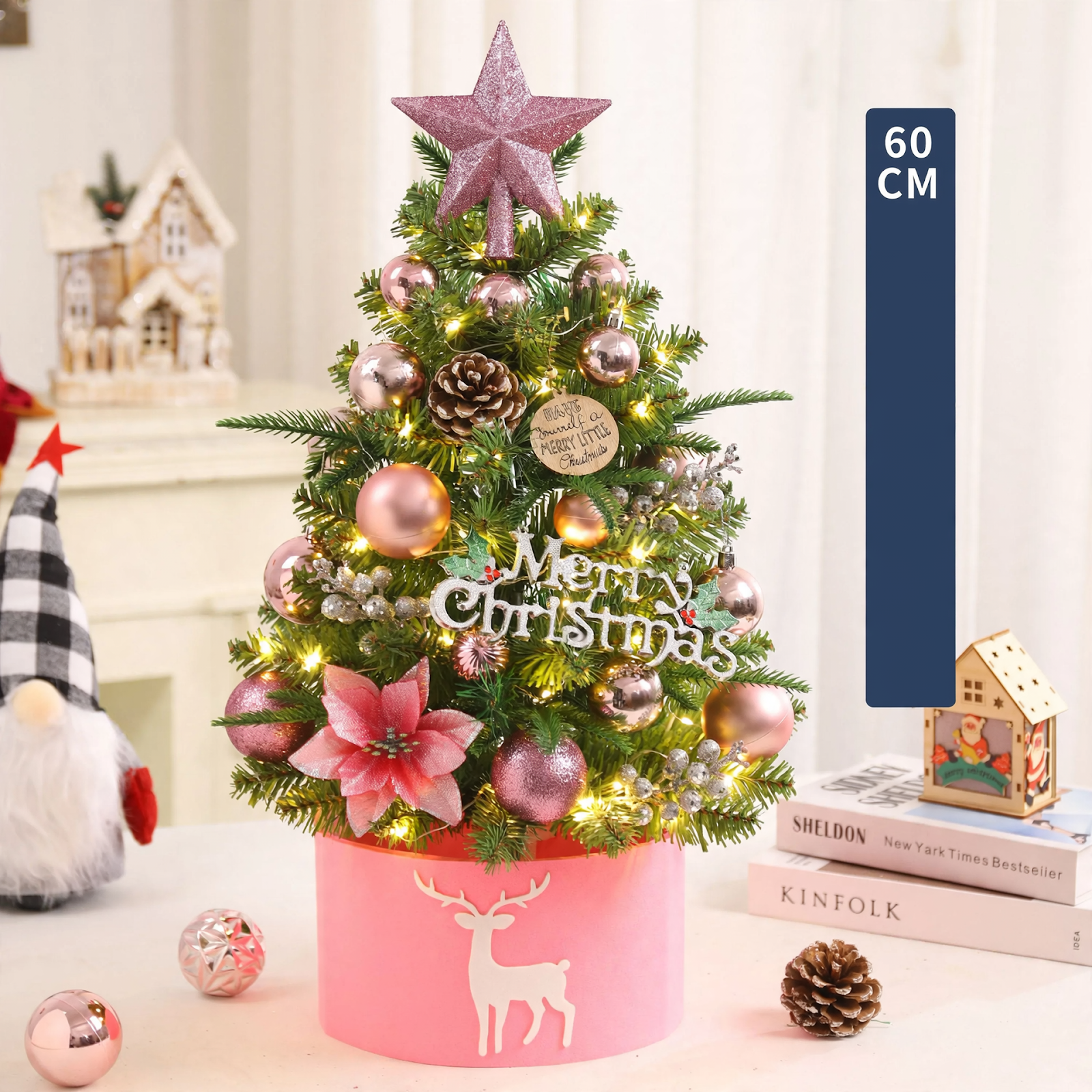 Table Christmas Tree, PE Mix, 45 cm or 60 cm