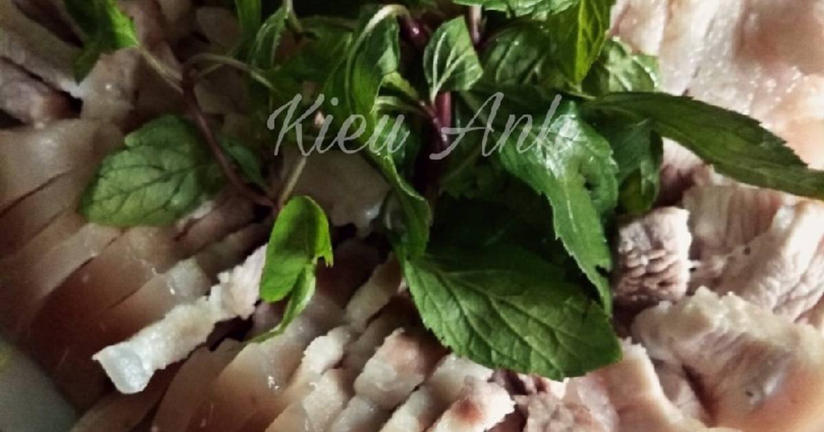 Mẹo làm: Thịt ba chỉ luộc giòn ngon hơn
