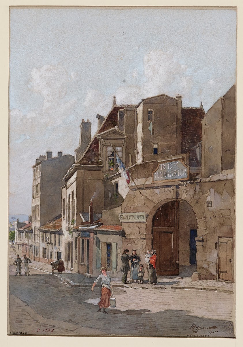 Ancienne maison du censier du couvent des Bonshommes 9 rue Beethoven 16ème arron