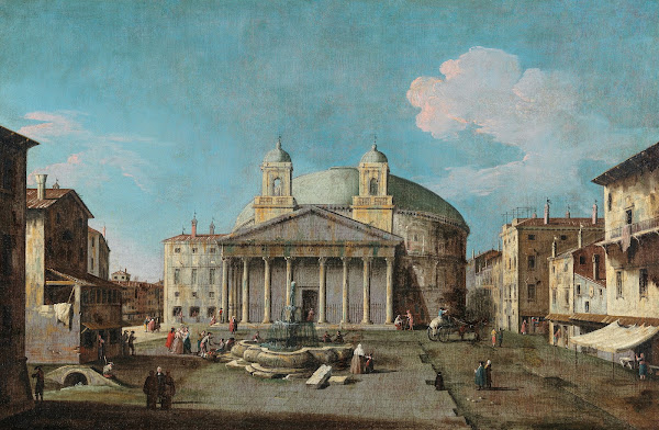 A View of the Pantheon Rome