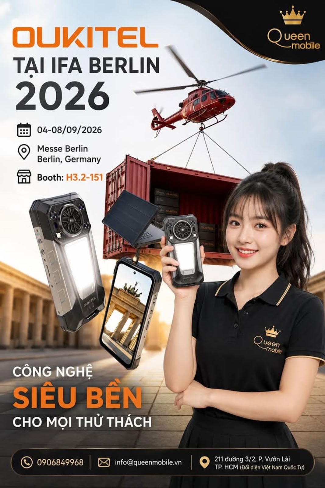 OUKITEL confirms attendance at IFA Berlin 2026, bringing ultra-durable device technology to Germany #OUKITEL #IFA2026 #IFABerlin #RuggedPhone #RuggedTechnology #Smartphone #OutdoorTech #CongNghe #Di