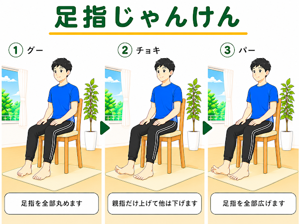 足指じゃんけん