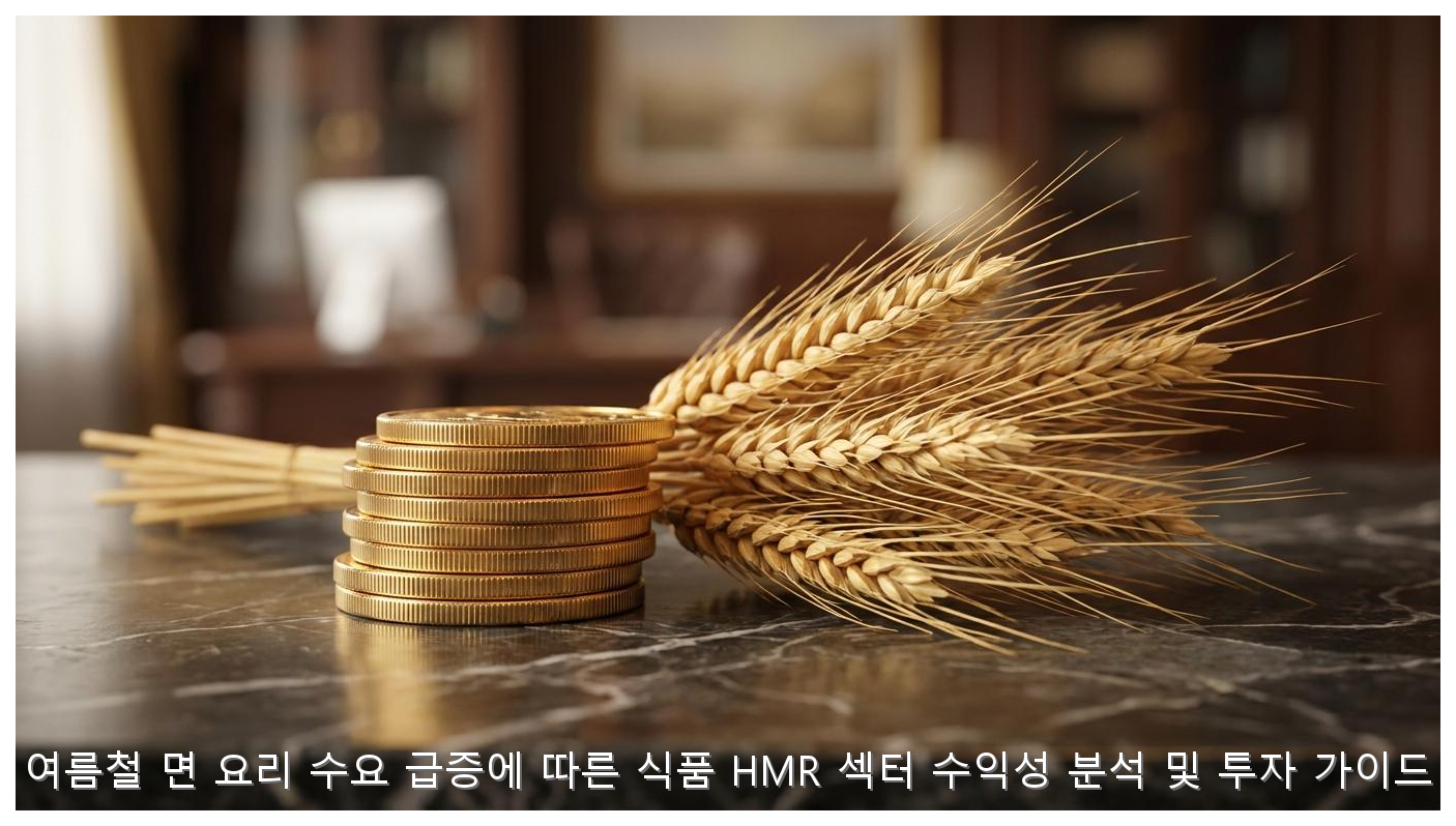 여름철 면 요리 수요 급증에 따른 식품 HMR 섹터 수익성 분석 및 투자 가이드 핵심 안내 및 분석 인포그래픽 (3)