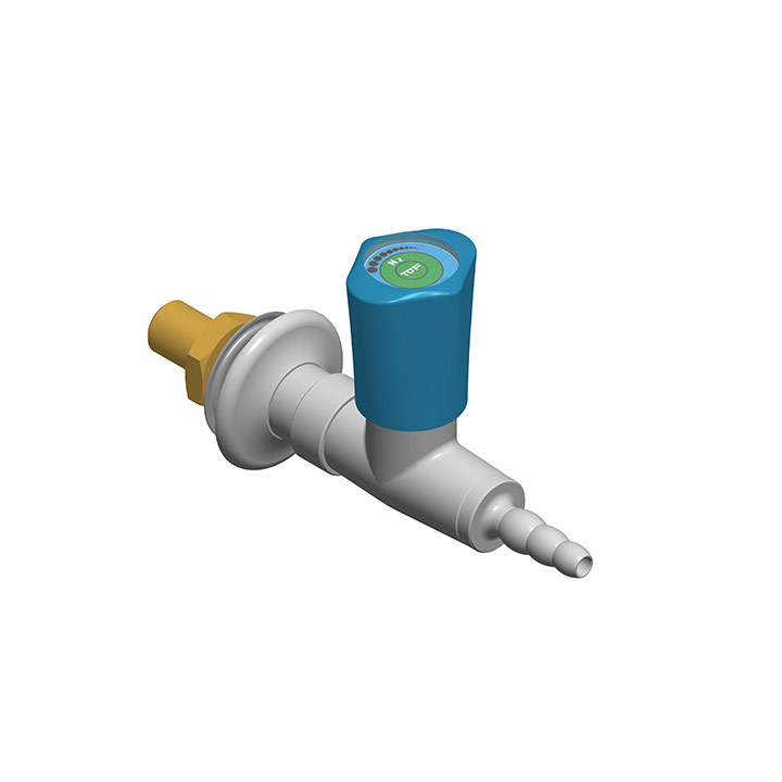Tap – Straight Nozzle - Wall-Mounted Gas Taps & User Points by Southern CGS