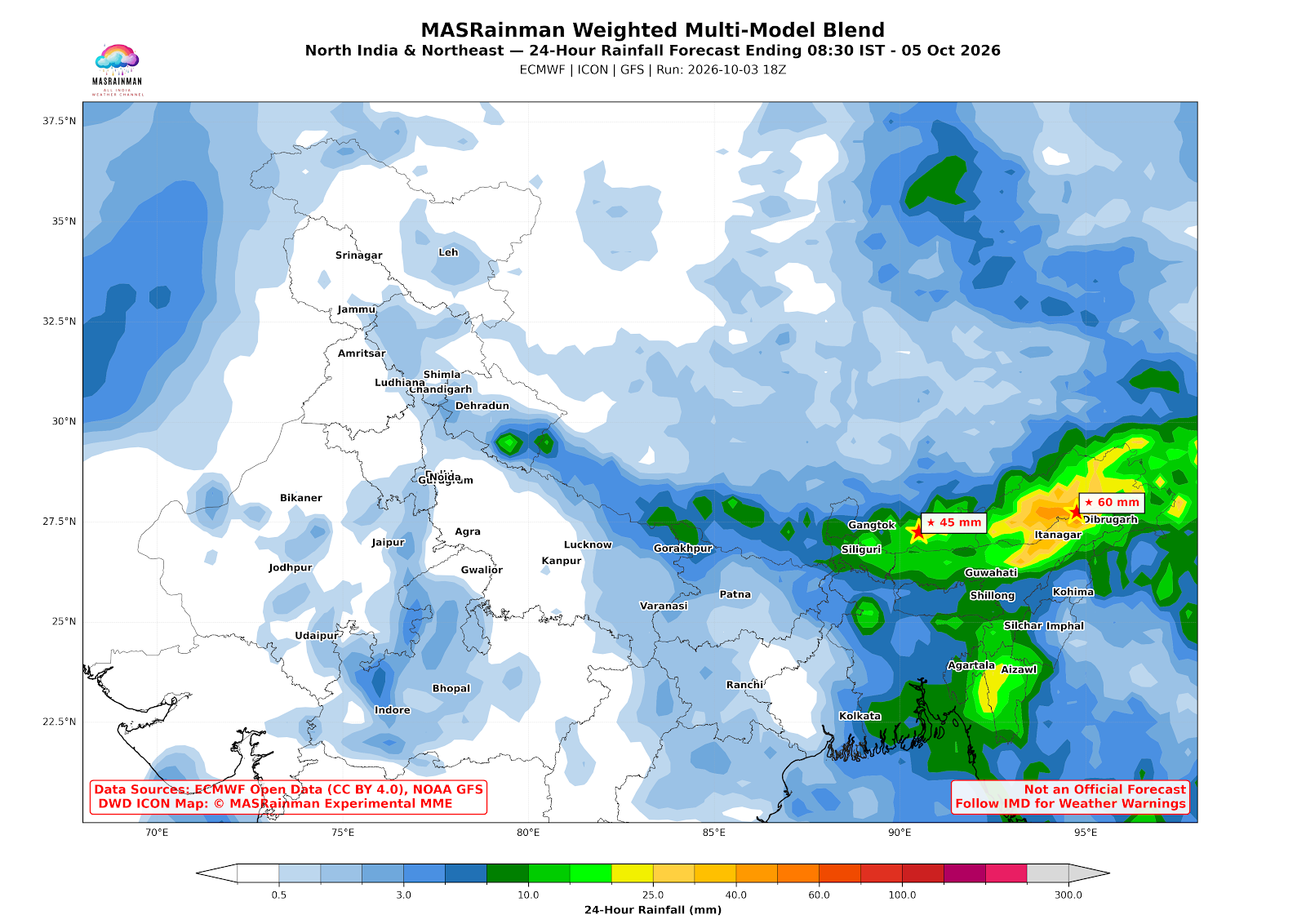 North India MME - MasRainMan Weather