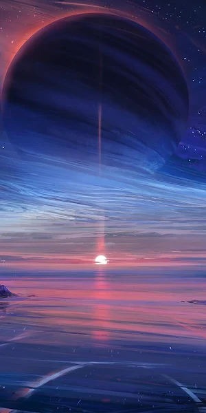 Sci-Fi Art, Fantasy Landscape, Digital Painting, Space Art Full HD Wallpaper Background