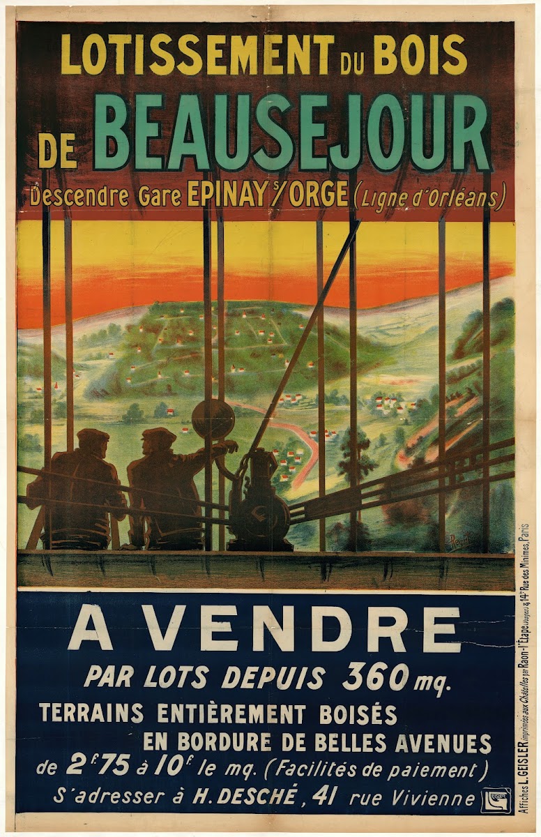 Lotissement du Bois de Beauséjour Descendre gare Epinay  Orge ligne dOrléans 190