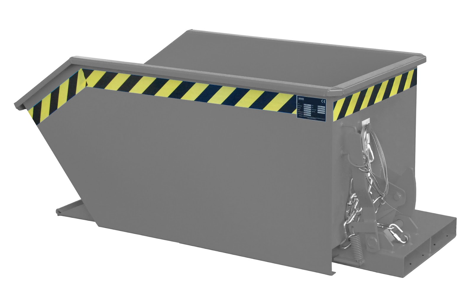 Kiepcontainer GU 300, gelakt, Muisgrijs
