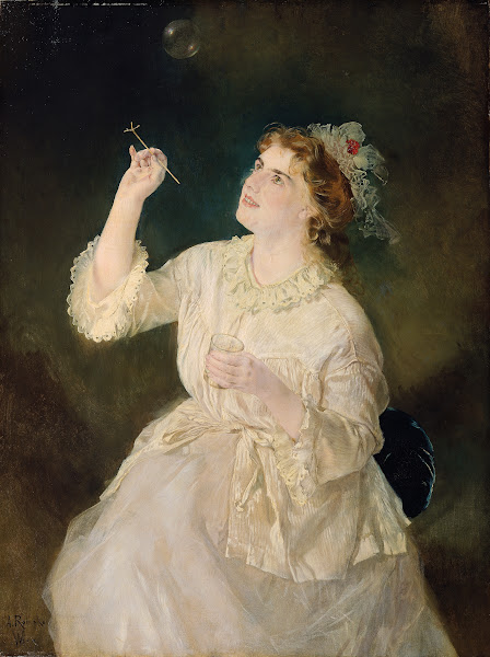 Die Seifenbläserin 1871