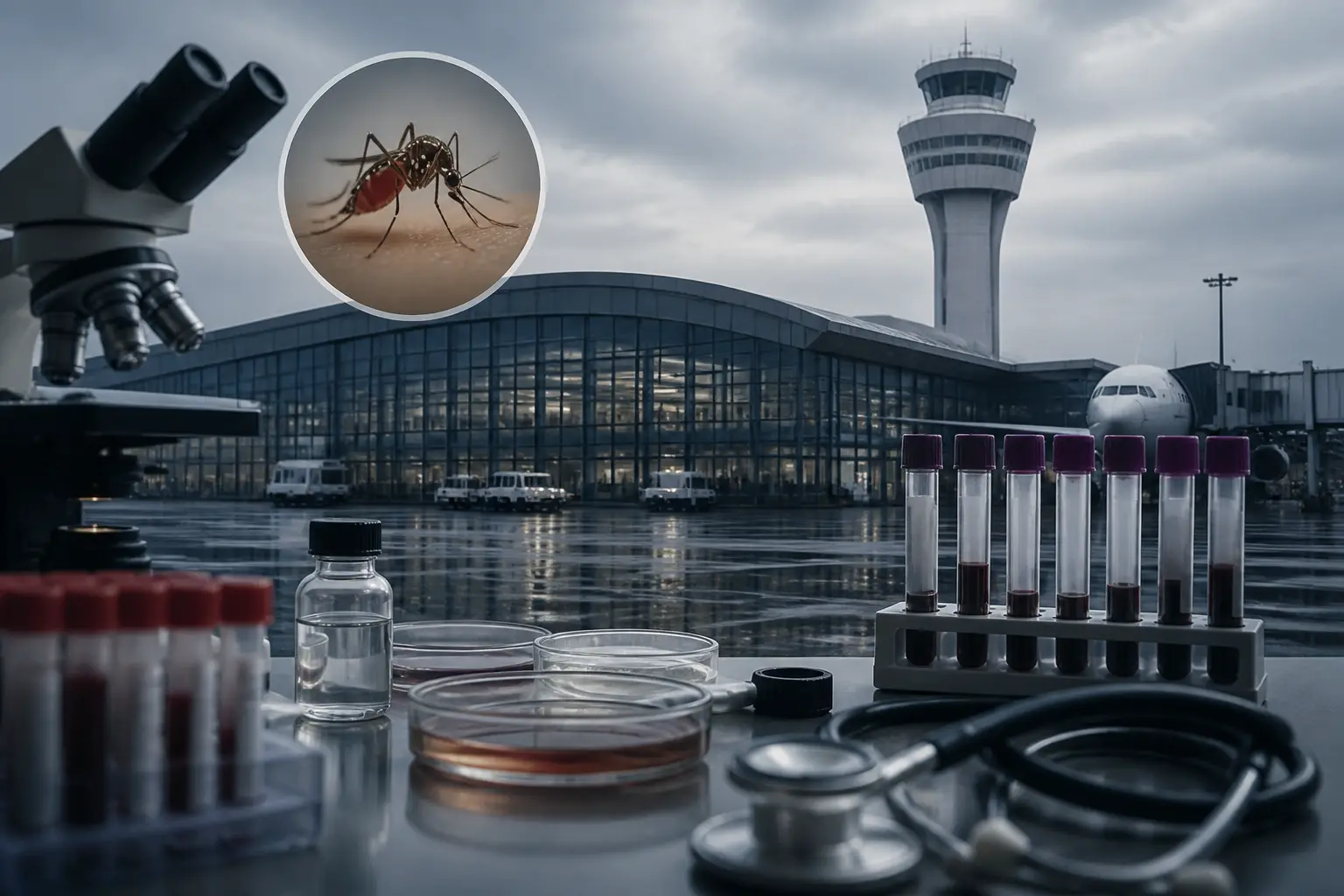 Editorial image for Malaria outbreak kills two staff at Frankfurt airport, Germany