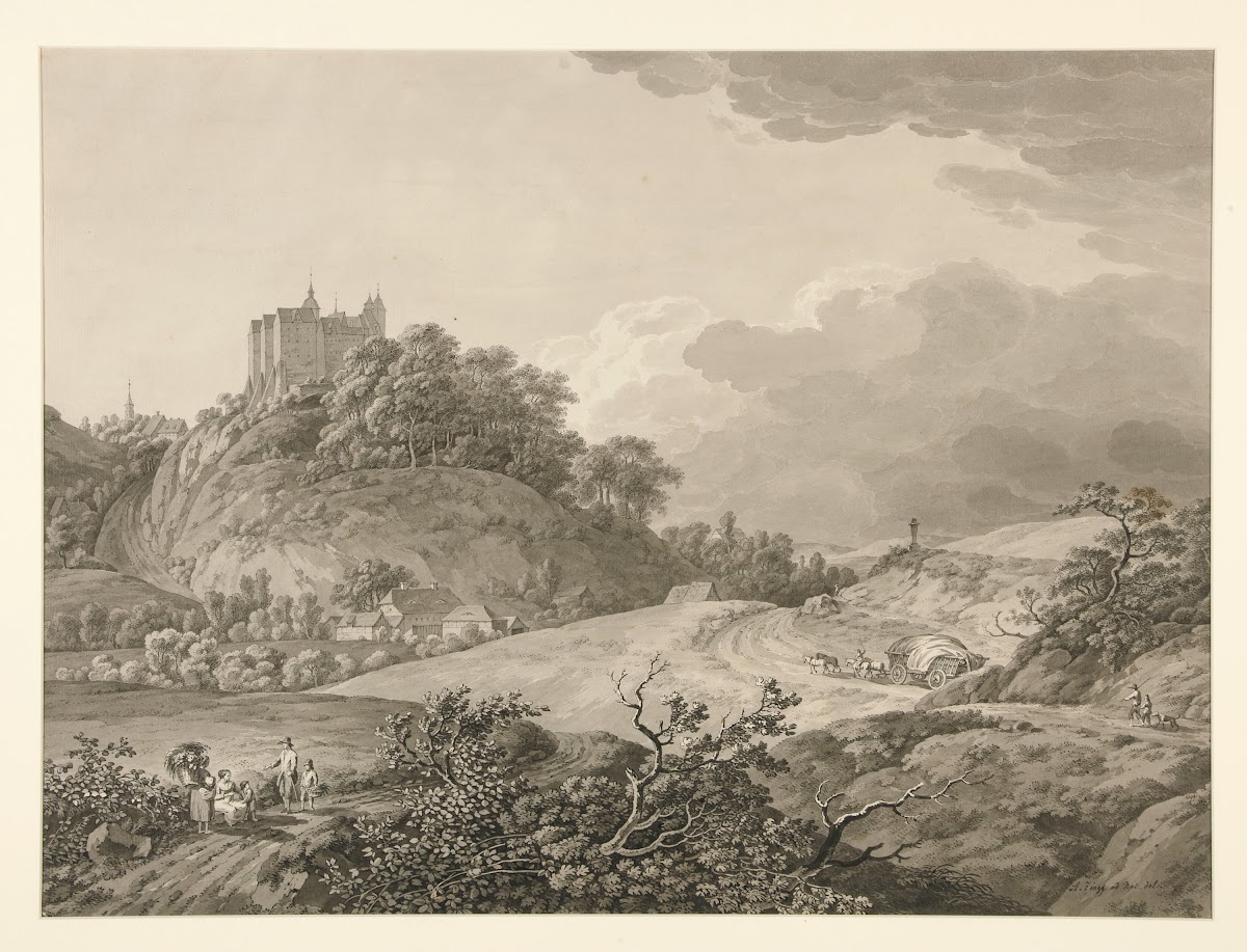 View of Nossen Castle inSaxony