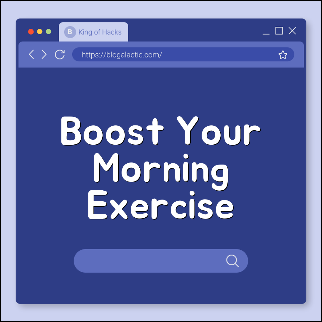 Morning habits for productivity (exercise, planning, journaling)