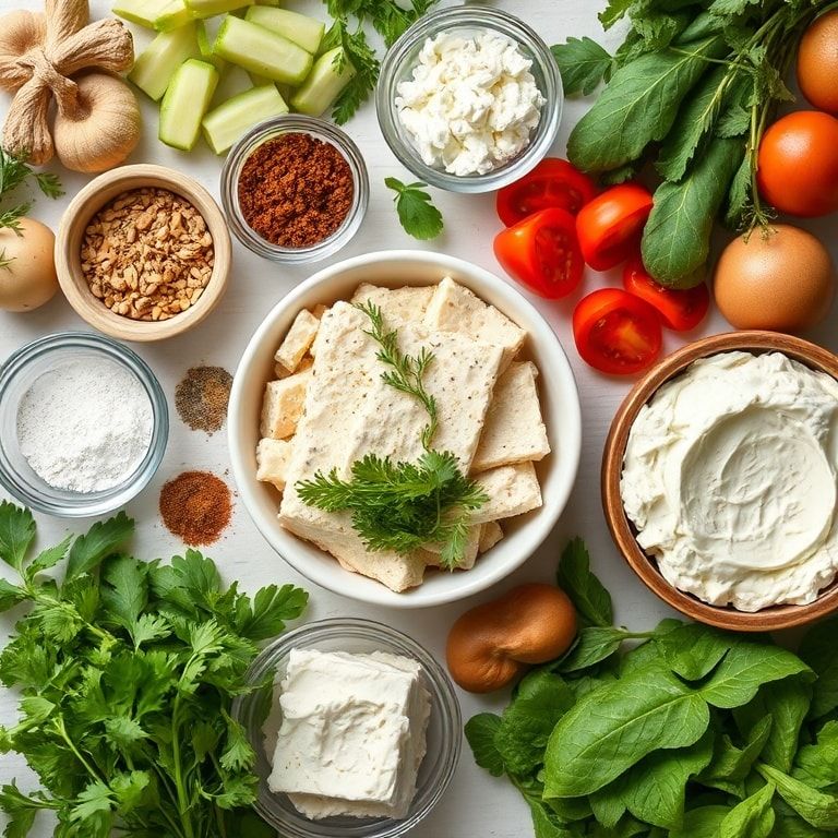 Ingredients for Easy Healthy Cottage Cheese Pizza Bowl Recipe – Quick & Nutritious