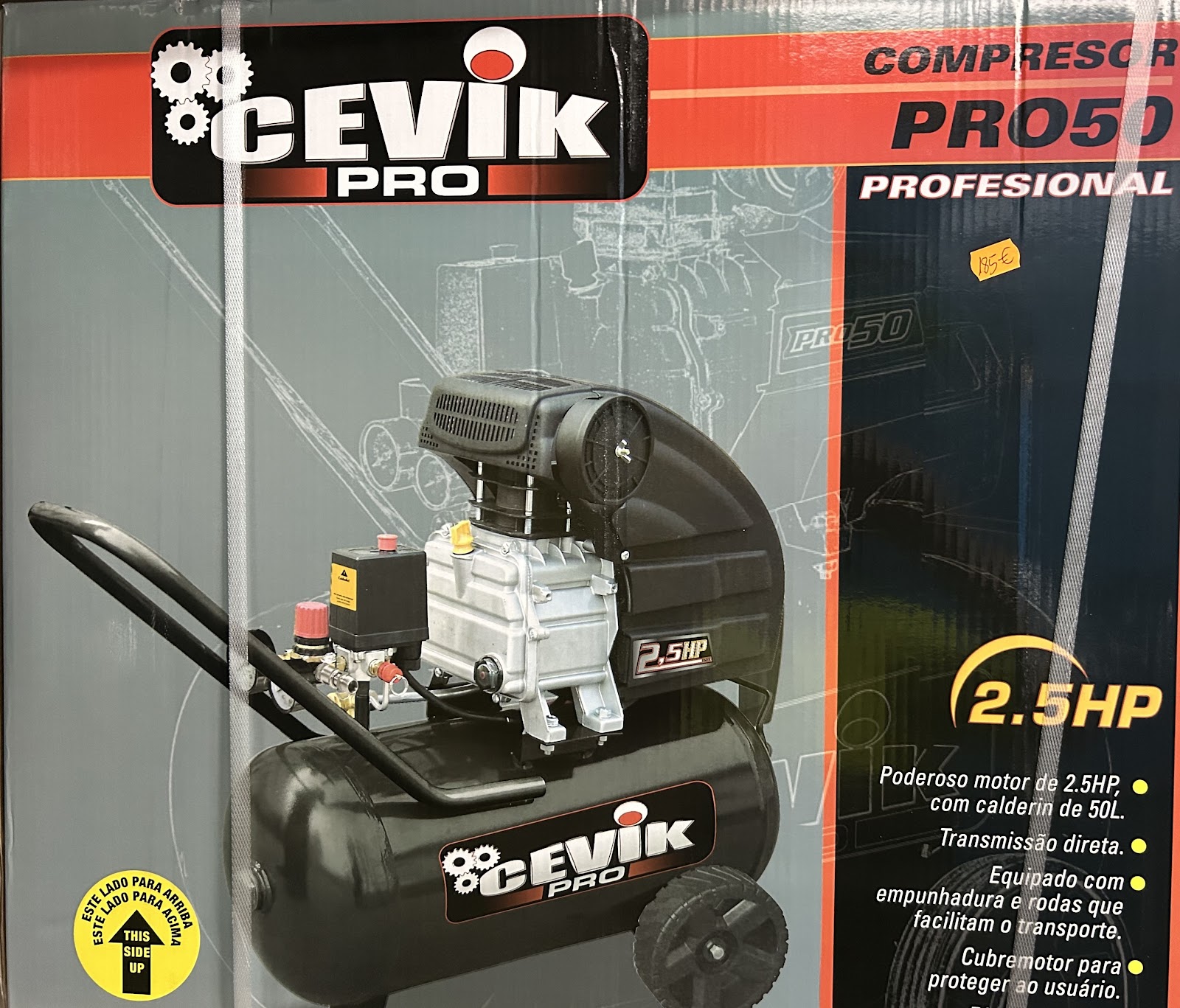  COMPRESOR CEVIK DE 50 LITROS