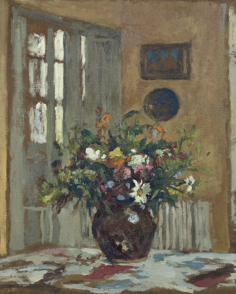 Nature morte au bouquet de fleurs circa 1900