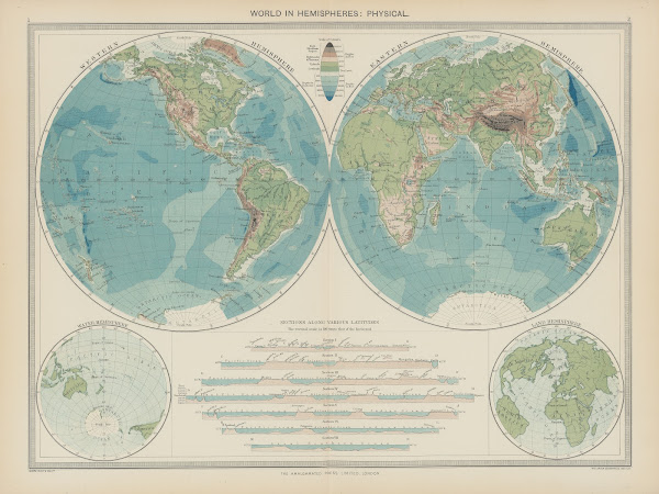 World in HemispheresPhysical 1908