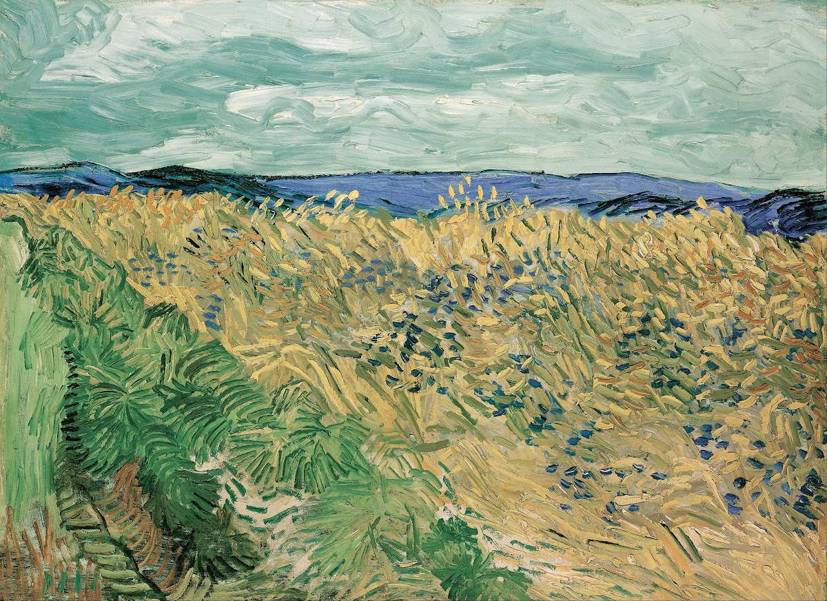 Wheatfield With Cornflowers 1890