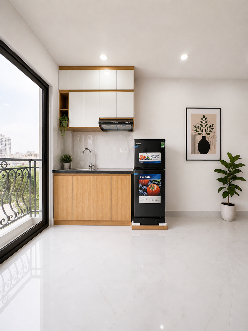 Gác xép 28m² tầng 7 view thoáng Tây Mỗ 3.9tr