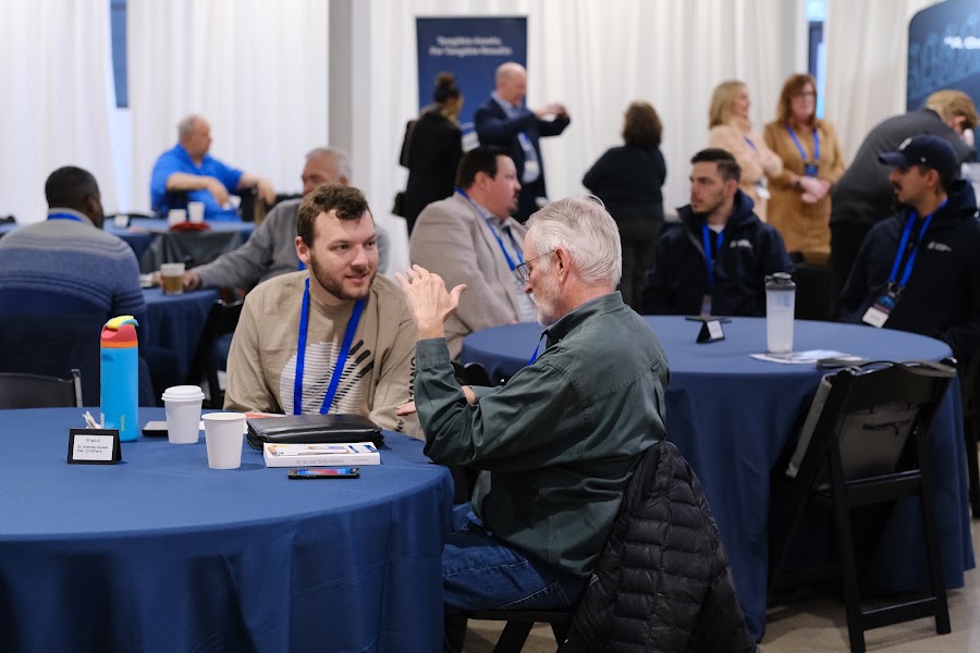 A round table of attendees at Colorado RE•CON
