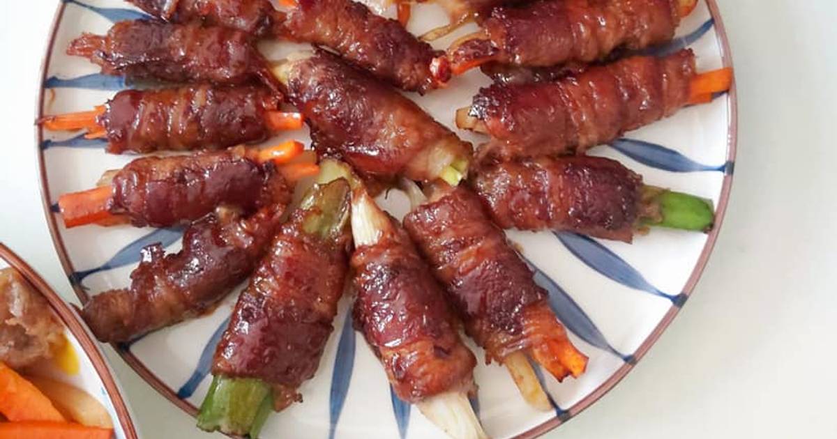 Bò cuộn hành boa rô
