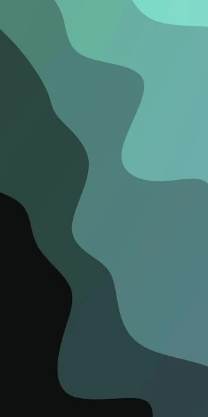 Abstract, Teal, Gradient, Waves iPhone Wallpaper Background