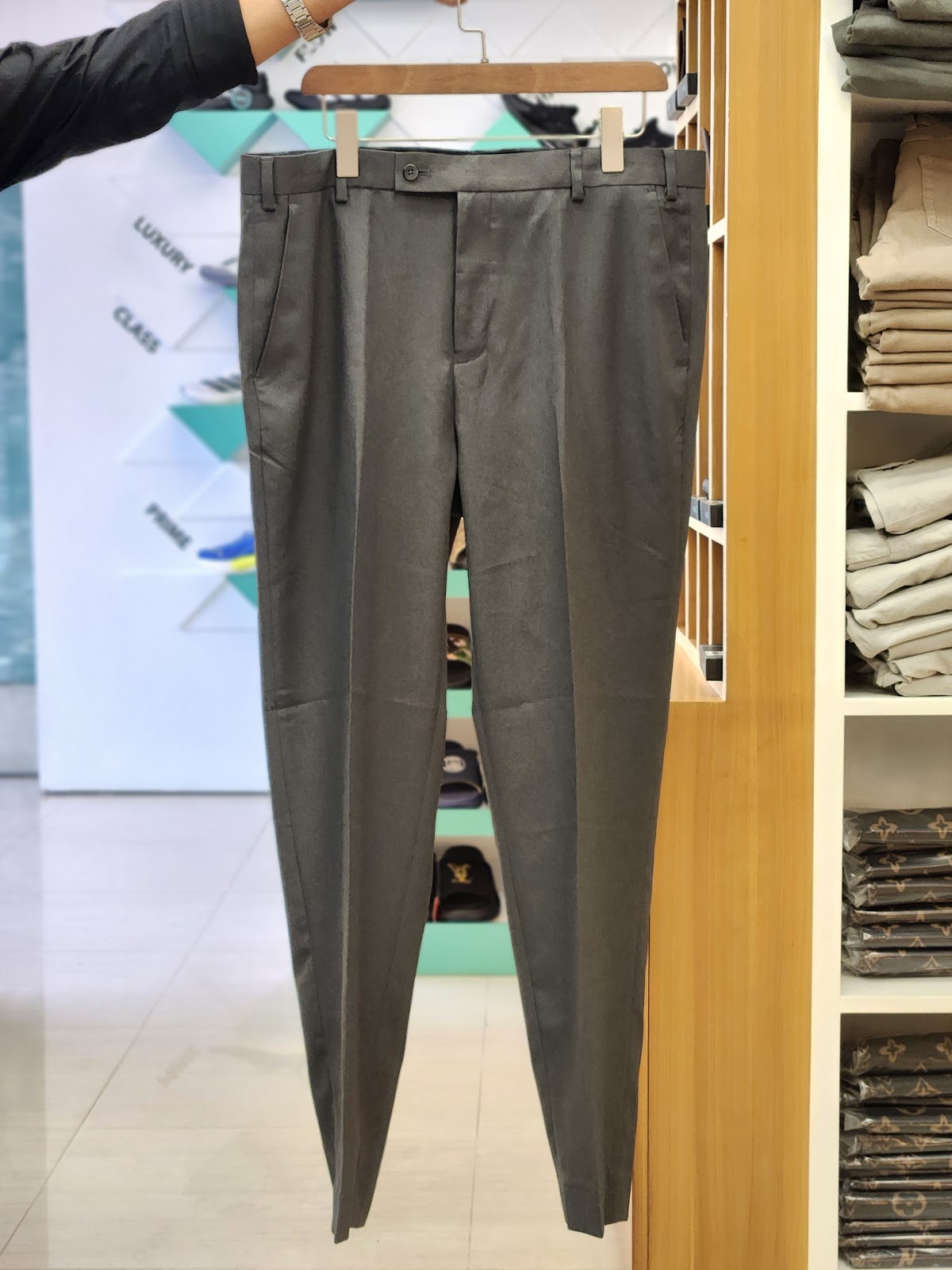 Premium Formal Pant Matt Grey