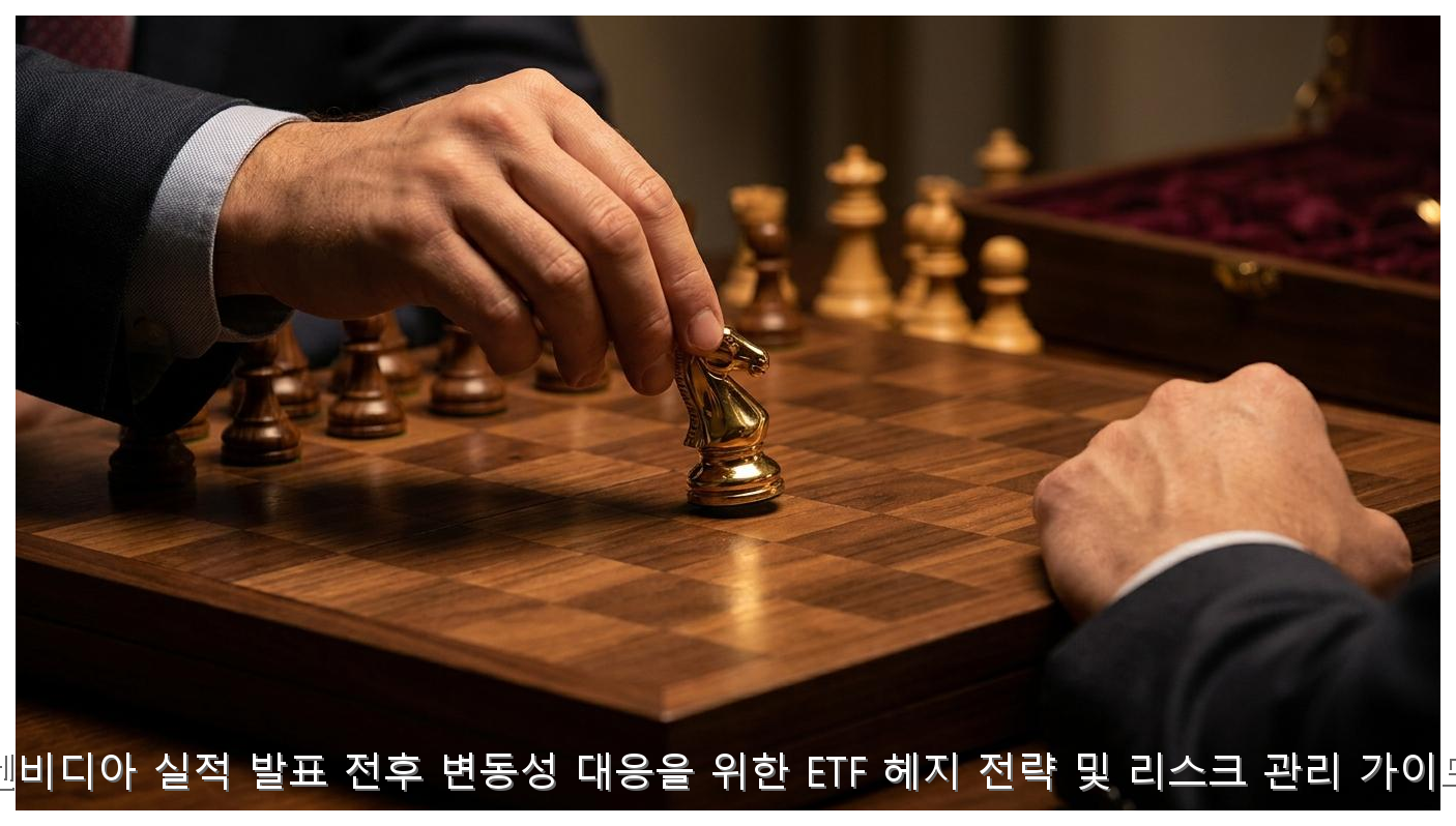 엔비디아 실적 발표 전후 변동성 대응을 위한 ETF 헤지 전략 및 리스크 관리 가이드 핵심 안내 및 분석 인포그래픽 (5)