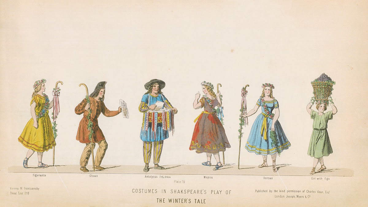 Costumes in Shakespeares Play of The Winters Tale 1861