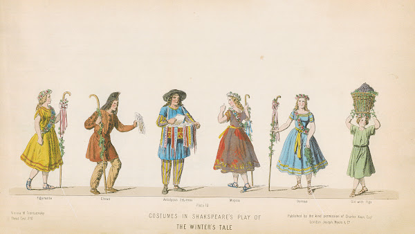 Costumes in Shakespeares Play of The Winters Tale 1861