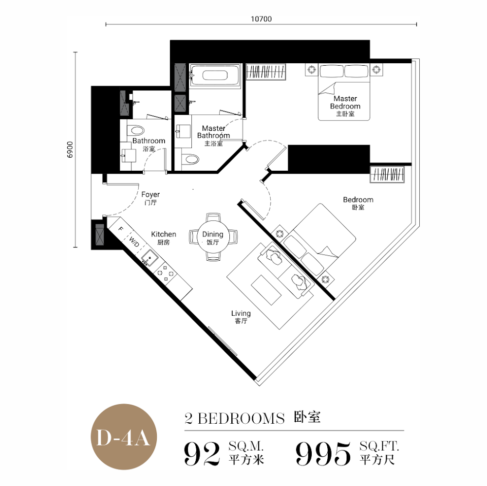 SO Kuala Lumpur Residences 户型图