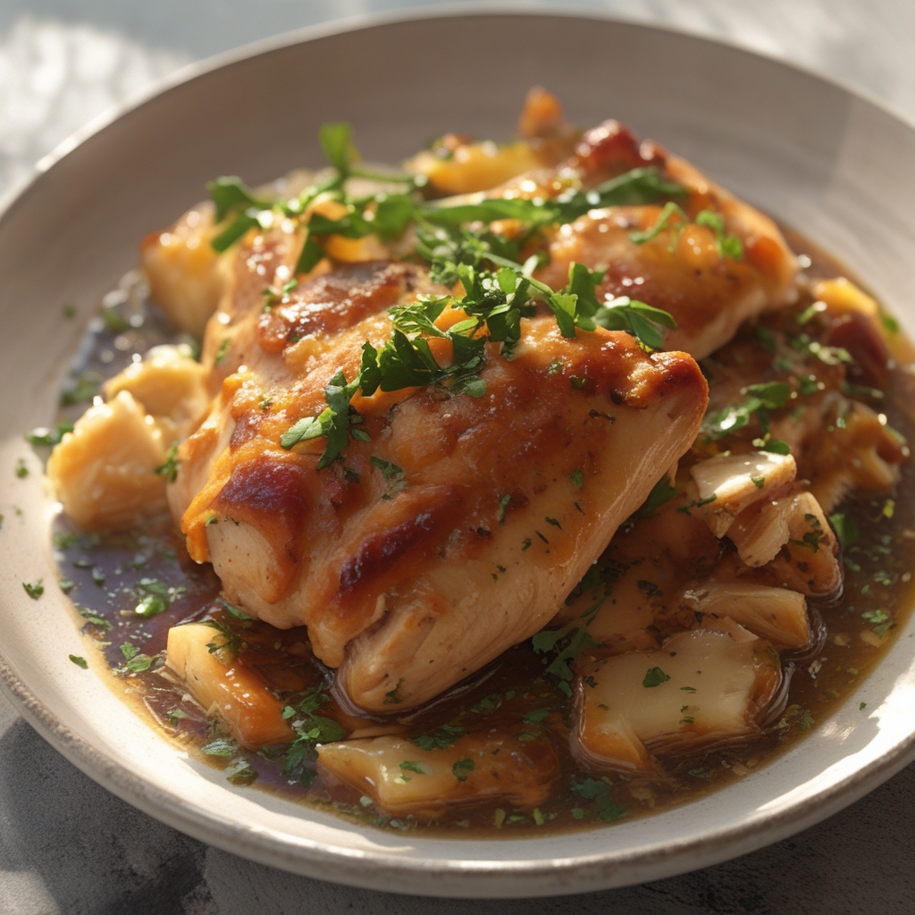 Braised Catalina Chicken Easy Weeknight Dinner with Bold Flavor