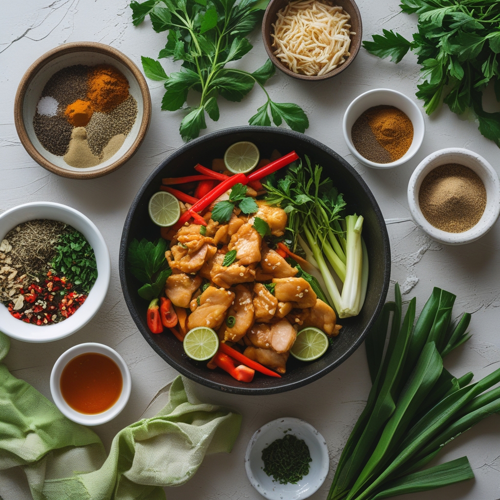 Ingredients for Bang Bang Style Thai Chicken – Easy Homemade Flavor-Packed Dinner