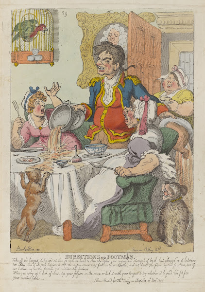 Directions to footmen 1807