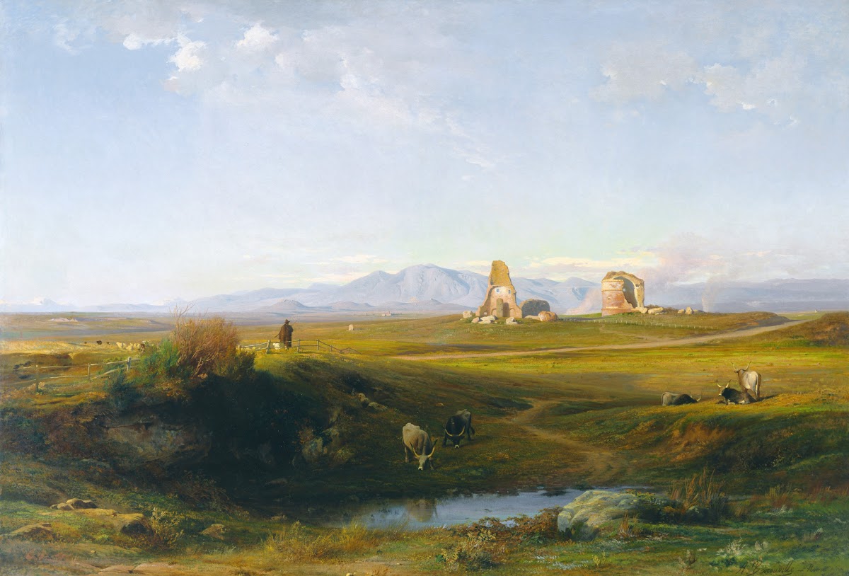 A View Of The Roman Countryside 1848