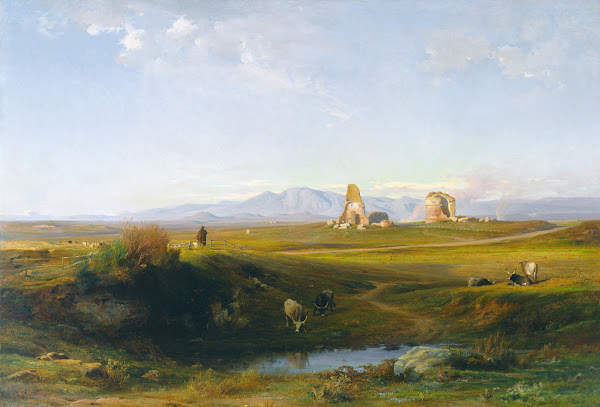 A View Of The Roman Countryside 1848
