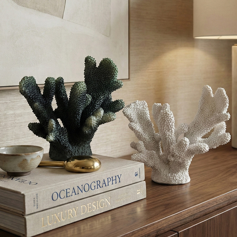 Resin Coral Figure, European Style